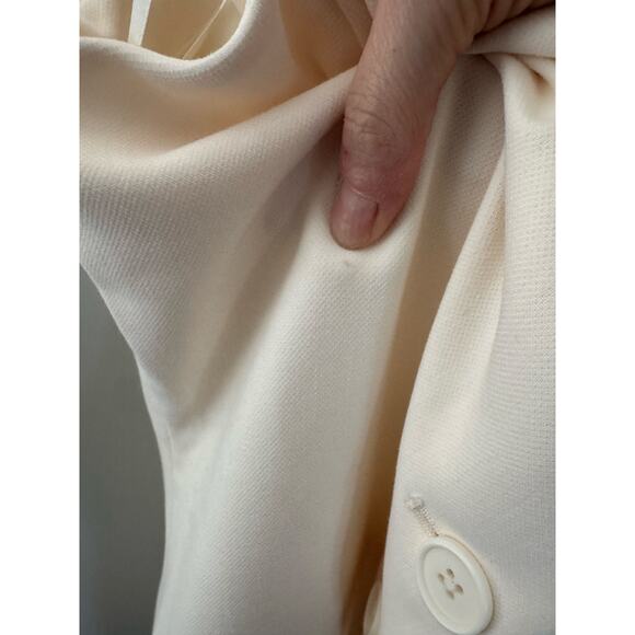 NWOT Staud Una Tailored Midi Dress in Ecru SZ S - Picture 5 of 10